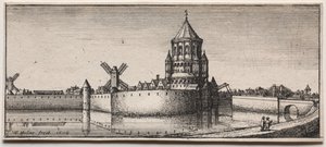 Puerta de la ciudad con foso, 1676