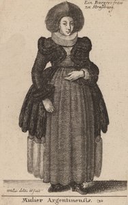 Mulier Argentinensis de Wenceslaus Hollar