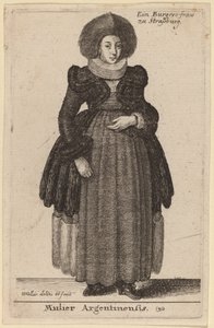 Mujer Argentina de Wenceslaus Hollar