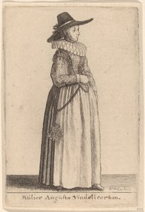 Mujer de Augsburgo de Wenceslaus Hollar