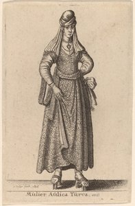 Mulier Aulica Turca de Wenceslaus Hollar