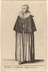 Mujer de Austria Superior de Wenceslaus Hollar