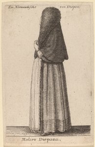 Mulier Diepana de Wenceslaus Hollar
