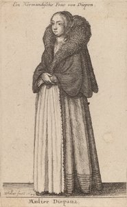 Mulier Diepana de Wenceslaus Hollar