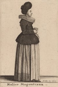 Mulier Moguntiana de Wenceslaus Hollar