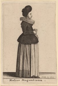 Mulier Moguntiana de Wenceslaus Hollar