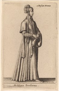 Mujer persa de Wenceslaus Hollar