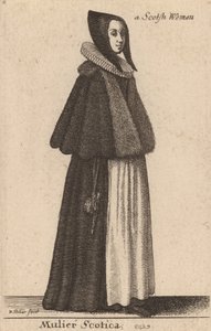 Mulier Scotica de Wenceslaus Hollar