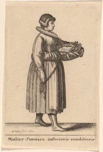 Mujer de Baja Suabia de Wenceslaus Hollar