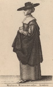 Mulier Wiennensis Austri de Wenceslaus Hollar