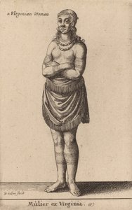 Mujer de Virginia de Wenceslaus Hollar