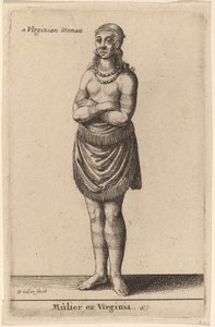Mujer de Virginia de Wenceslaus Hollar