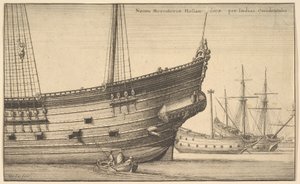 Naues Mercatoriæ Hollan [] dicæ per Indias Occidentales, 1625-77 de Wenceslaus Hollar