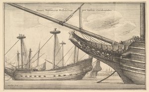 Naues Mercatoriæ Hollandicæ per Indias Occidentales Barco mercante holandés de Wenceslaus Hollar