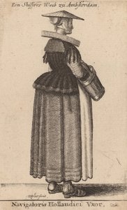 Navigatoris Hollandici Vxor de Wenceslaus Hollar