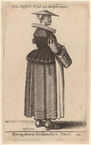 Navigatoris Hollandici Vxor de Wenceslaus Hollar