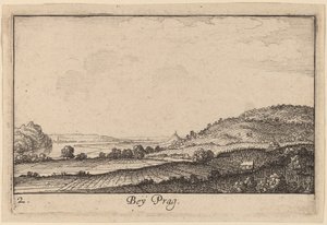Cerca de Praga de Wenceslaus Hollar