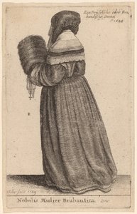Nobilis Mulier Brabantica de Wenceslaus Hollar