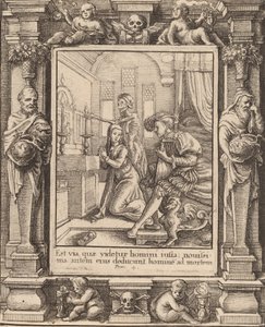 Monja, 1651 de Wenceslaus Hollar