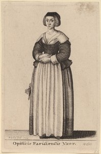 Esposa del artesano parisino de Wenceslaus Hollar