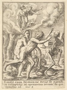 El Paraíso Perdido, del Baile de la Muerte, 1651 de Wenceslaus Hollar