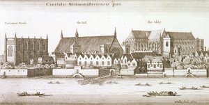 Parte de la ciudad de Westminster, 1647 de Wenceslaus Hollar