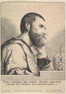 Pietro Aretino, 1649 de Wenceslaus Hollar
