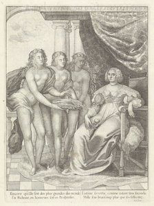 Retrato de Amalia van Solms Historia de la Entrada de la Reina Madre del Rey Cristianísimo en las Provincias Unidas de los Países Bajos. (título de la serie)