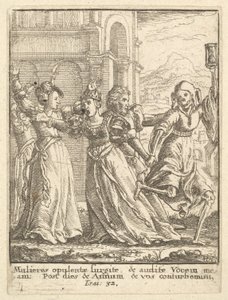 Reina, de la Danza de la Muerte de Wenceslaus Hollar
