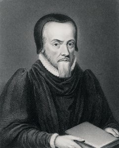 Richard Hooker (c.1554-1600), grabado por Edward Finden de Wenceslaus Hollar