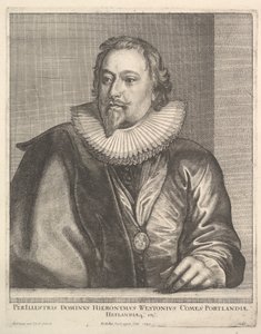 Richard Weston, Conde de Portland, 1645 de Wenceslaus Hollar