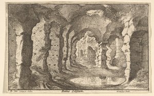 Ruinas del Coliseo de Wenceslaus Hollar