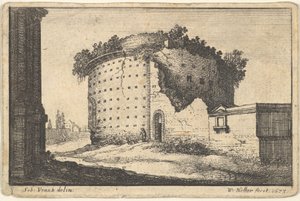 Ruinas de un Edificio Redondo de Wenceslaus Hollar