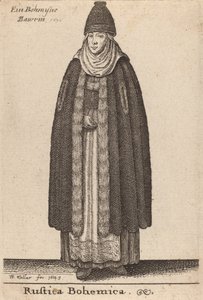 Rustica Bohemica, 1643 de Wenceslaus Hollar
