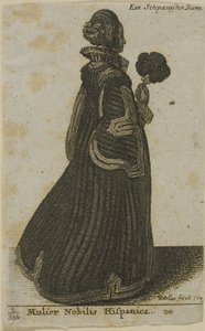 Noble española de Wenceslaus Hollar