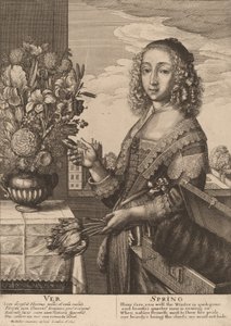 Primavera, 1641 de Wenceslaus Hollar