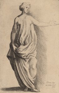 Figura de pie de Wenceslaus Hollar