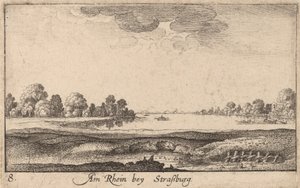 Estrasburgo: La Casa del Peaje, 1635 de Wenceslaus Hollar