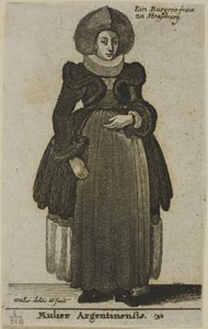 Mujer de Estrasburgo de Wenceslaus Hollar