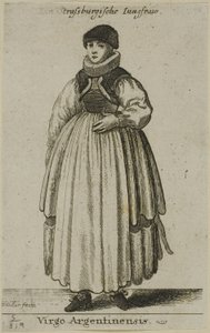Mujer de Estrasburgo de Wenceslaus Hollar