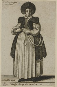 Mujer de Estrasburgo de Wenceslaus Hollar