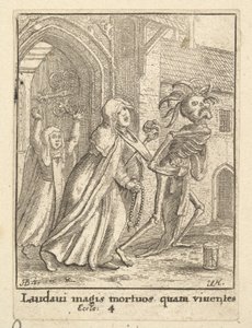 La abadesa, de la Danza de la Muerte, 1651