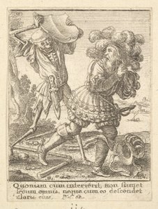 El Conde de la Danza de la Muerte, 1651 de Wenceslaus Hollar