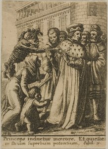 El duque y la muerte de Wenceslaus Hollar