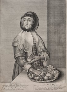 Las cuatro estaciones: Otoño, 1641 de Wenceslaus Hollar