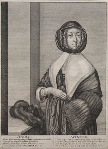 Las cuatro estaciones: Invierno de Wenceslaus Hollar