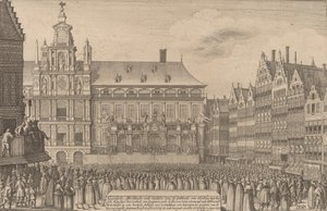 La paz de Münster de Wenceslaus Hollar