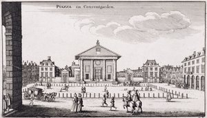 La Piazza en Covent Garden, 1647 de Wenceslaus Hollar
