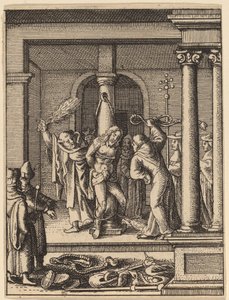 La flagelación de Wenceslaus Hollar
