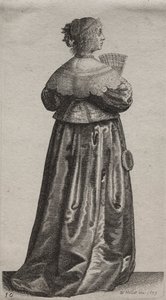 Los varios hábitos de las mujeres inglesas, desde la nobleza hasta las campesinas..., 1639 de Wenceslaus Hollar